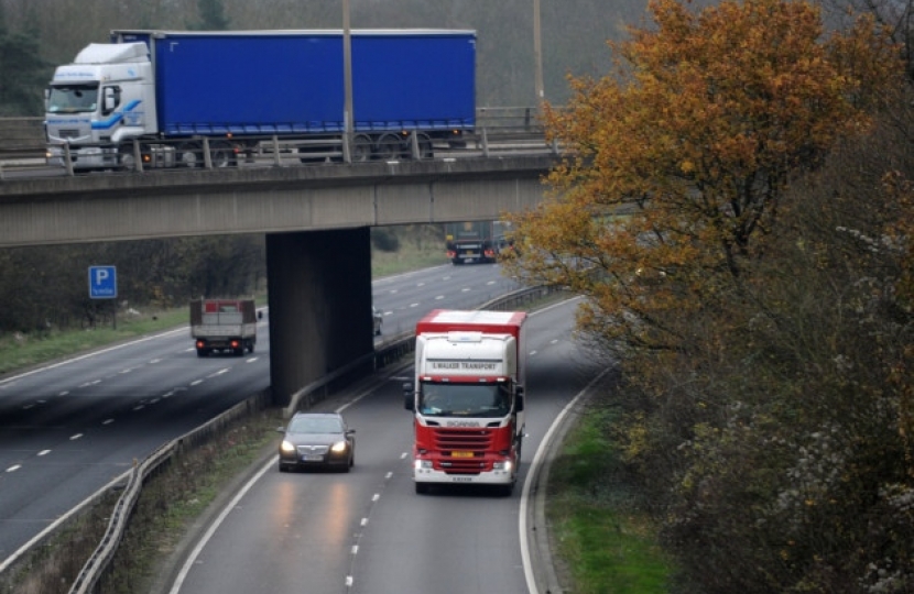 The A12 at Marks Tey 