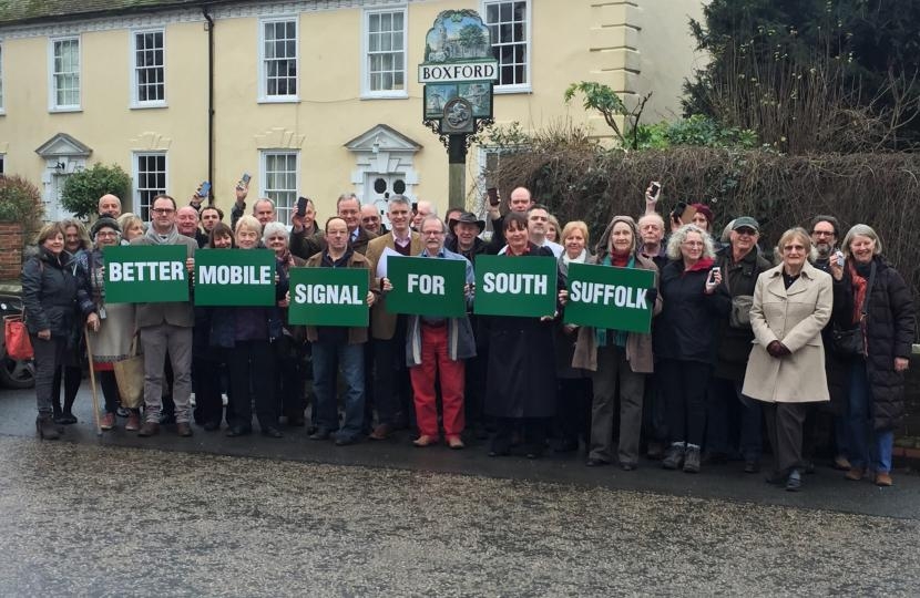 Better mobile signal for South Suffolk campaign