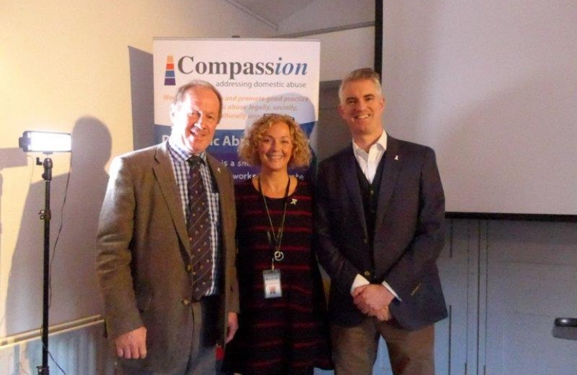 James Cartlidge MP with Tim Passmore & Compassion Charity 