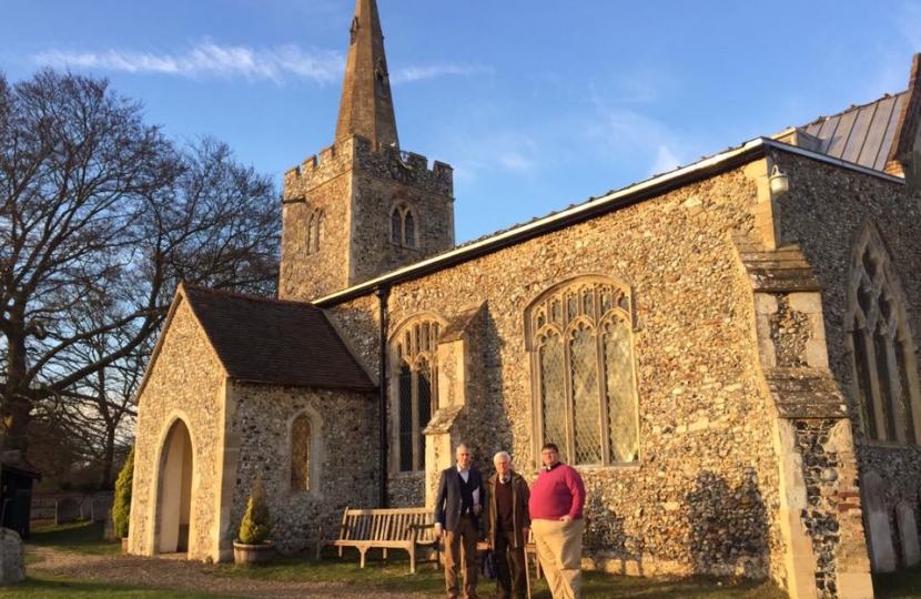 James Cartlidge MP at Polstead Church 