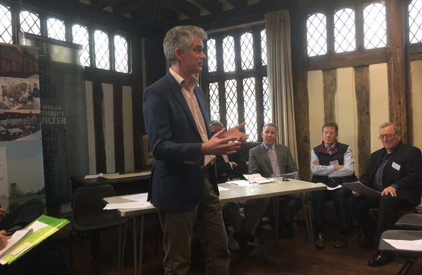 James Cartlidge MP at Lavenham Forum AGM