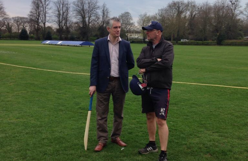 James Cartlidge MP at Copdock Cricket Club 