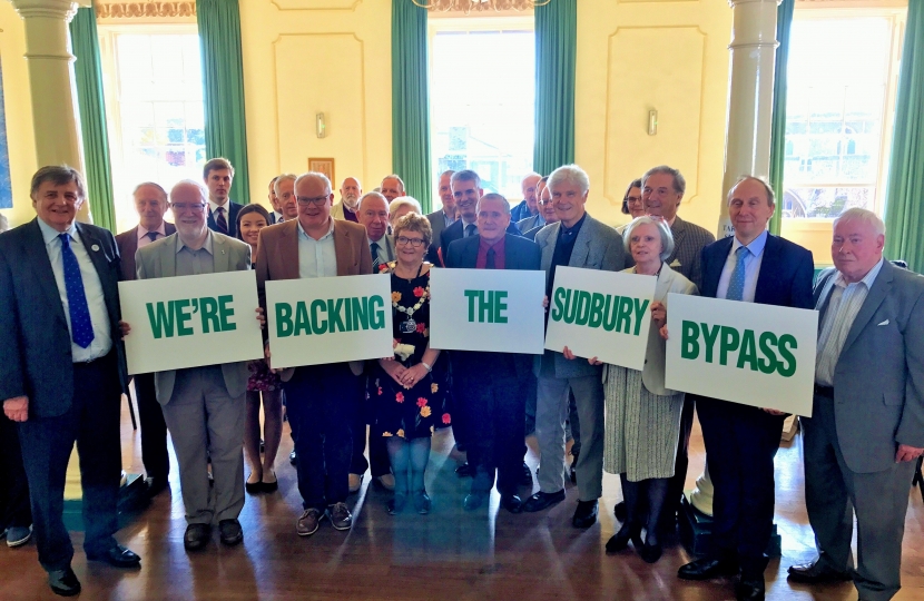 James Cartlidge MP, Official Launch of Sudbury Bypass Petition 