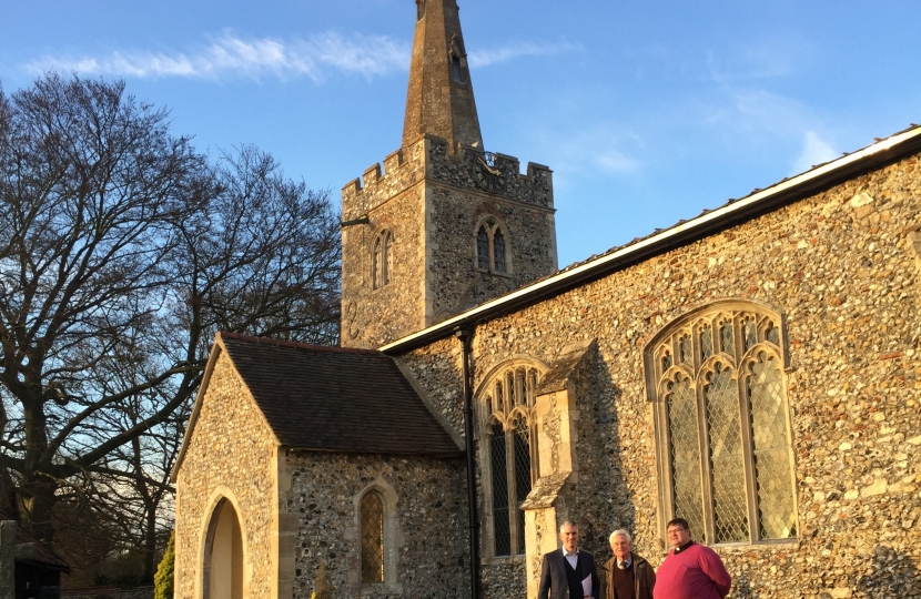 James Cartlidge MP at Polstead Church 