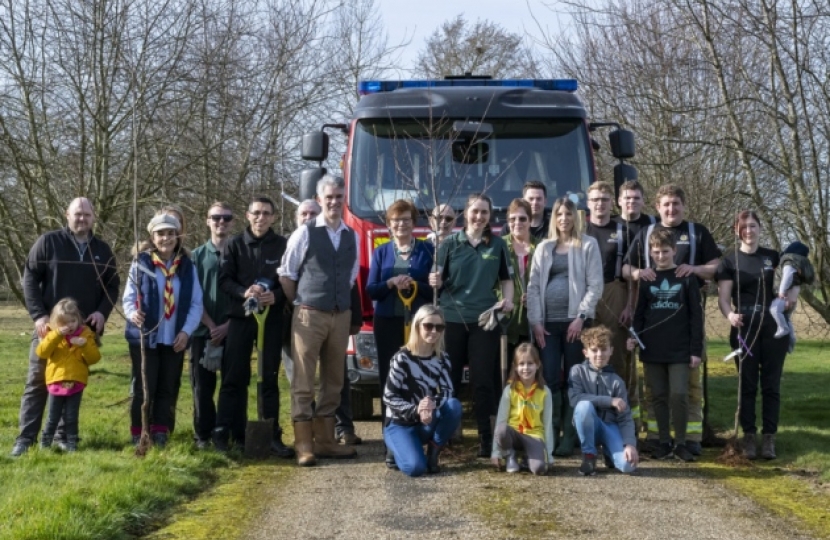 James Cartlidge MP - Clare Community Orchard