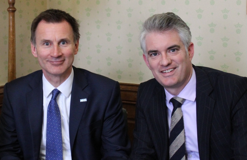 James Cartlidge with Jeremy Hunt