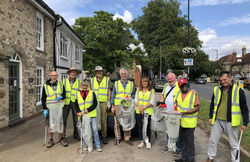 James with Long Melford Litter Pick