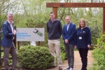 South Suffolk MP James Cartlidge visited the RSPB Wildlife Garden