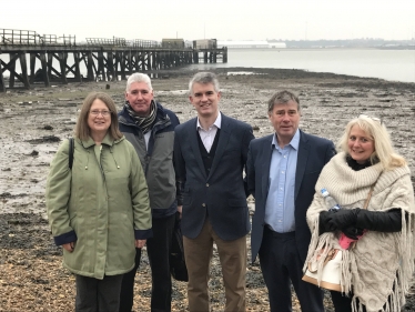 Sally Chicken, Gary Richen, James Cartlidge MP, Derek Davis, Annette Ellis