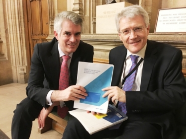 James Cartlidge MP with Andrew Jones MP