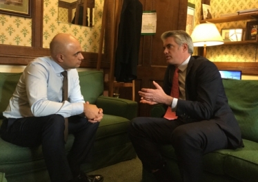 Sajid Javid & James Cartlidge MP