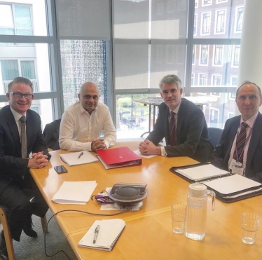 Arthur Charvonia, Sajid Javid, James Cartlidge, John Ward 