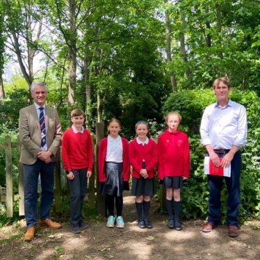 James Cartlidge MP at Holbrook Primary 