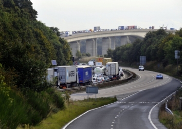 A14 Orwell Bridge Traffic